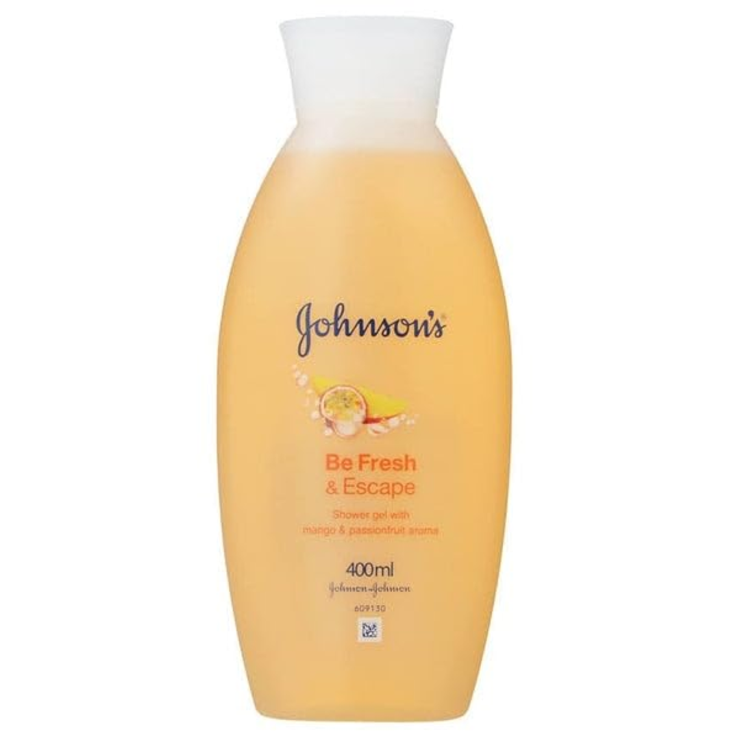 JOHNSONS SHOWER GEL BE FRESH & ESCAPE 400ML